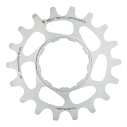 WolfTooth Single Speed Cog Stainless Steel 3/32